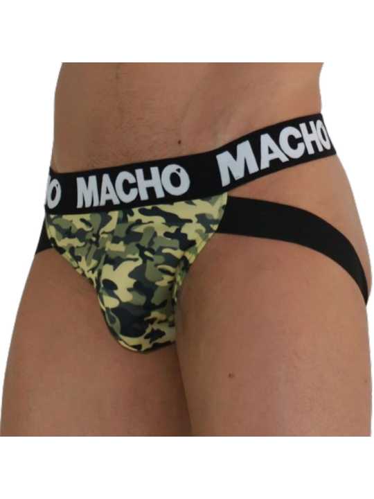 JOCKSTRAP MILITAR VERDE SOPORTE ANATÓMICO MX28MV DE LA MARCA MACHO UNDERWEAR