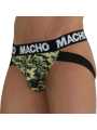 JOCKSTRAP MILITAR VERDE SOPORTE ANATÓMICO MX28MV DE LA MARCA MACHO UNDERWEAR