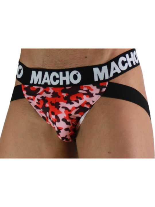 JOCKSTRAP MILITAR VERDE SOPORTE ANATÓMICO MX28MV DE LA MARCA MACHO UNDERWEAR