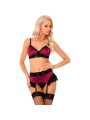 CONJUNTO LENCERÍA SATÉN BURDEOS Y ENCAJE LIVCO CORSETTI DE LA MARCA LIVCO CORSETTI SETS