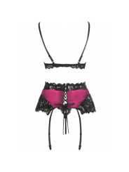 CONJUNTO LENCERÍA SATÉN BURDEOS Y ENCAJE LIVCO CORSETTI DE LA MARCA LIVCO CORSETTI SETS
