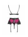 CONJUNTO LENCERÍA SATÉN BURDEOS Y ENCAJE LIVCO CORSETTI DE LA MARCA LIVCO CORSETTI SETS