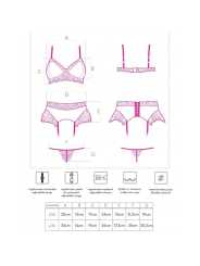CONJUNTO LENCERÍA SATÉN BURDEOS Y ENCAJE LIVCO CORSETTI DE LA MARCA LIVCO CORSETTI SETS