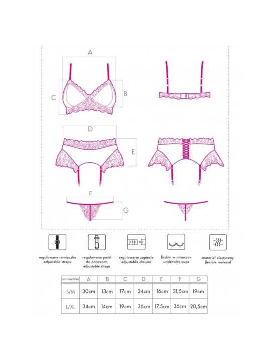 CONJUNTO LENCERÍA SATÉN BURDEOS Y ENCAJE LIVCO CORSETTI DE LA MARCA LIVCO CORSETTI SETS