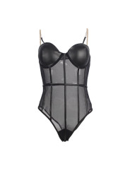 BODY TIRANTAS METÁLICO TRANSPARENTE SUBBLIME NEGRO DE LA MARCA SUBBLIME BODIES
