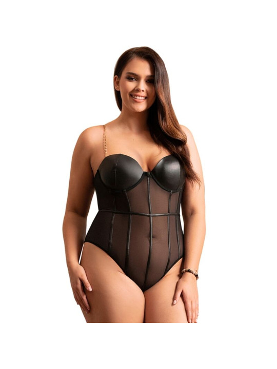 BODY TIRANTAS METÁLICO TRANSPARENTE SUBBLIME NEGRO DE LA MARCA SUBBLIME BODIES