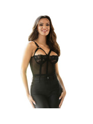 TEDDY CON LIGUERO ENCAJE NEGRO SEXY - SUBBLIME S/M DE LA MARCA SUBBLIME BODIES