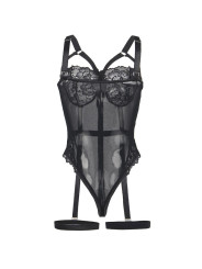 TEDDY CON LIGUERO ENCAJE NEGRO SEXY - SUBBLIME S/M DE LA MARCA SUBBLIME BODIES