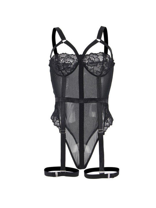 TEDDY CON LIGUERO ENCAJE NEGRO SEXY - SUBBLIME S/M DE LA MARCA SUBBLIME BODIES