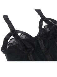 TEDDY CON LIGUERO ENCAJE NEGRO SEXY - SUBBLIME S/M DE LA MARCA SUBBLIME BODIES