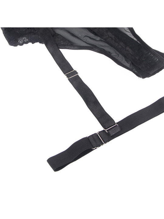 TEDDY CON LIGUERO ENCAJE NEGRO SEXY - SUBBLIME S/M DE LA MARCA SUBBLIME BODIES