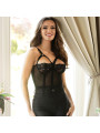 TEDDY CON LIGUERO ENCAJE NEGRO SEXY - SUBBLIME S/M DE LA MARCA SUBBLIME BODIES