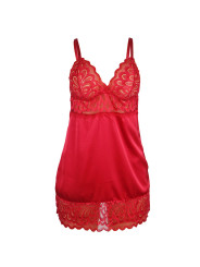 BABYDOLL ENCAJE ROJO FLORAL SUBBLIME S/M DE LA MARCA SUBBLIME BABYDOLLS