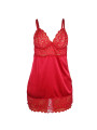 BABYDOLL ENCAJE ROJO FLORAL SUBBLIME S/M DE LA MARCA SUBBLIME BABYDOLLS