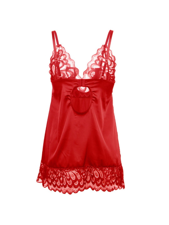 BABYDOLL ENCAJE ROJO FLORAL SUBBLIME S/M DE LA MARCA SUBBLIME BABYDOLLS