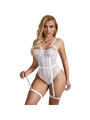 TEDDY CON LIGUERO ENCAJE BLANCO SUBBLIME S/M DE LA MARCA SUBBLIME BODIES