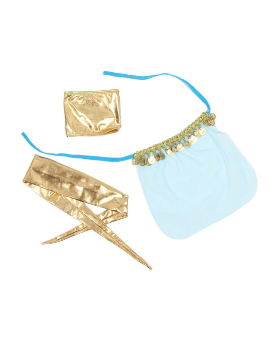 SET LENCERÍA INDIA AZUL S/M CON BRILLOS SEXY DE LA MARCA SUBBLIME SETS