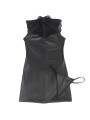 VESTIDO SEXY DE CUERO Y ENCAJE NEGRO SUBBLIME DE LA MARCA SUBBLIME DRESSES