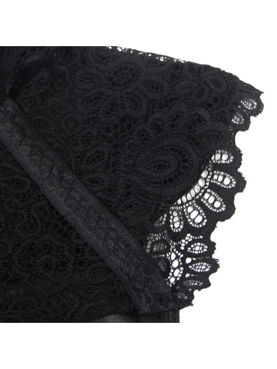 VESTIDO SEXY DE CUERO Y ENCAJE NEGRO SUBBLIME DE LA MARCA SUBBLIME DRESSES