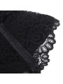 VESTIDO SEXY DE CUERO Y ENCAJE NEGRO SUBBLIME DE LA MARCA SUBBLIME DRESSES