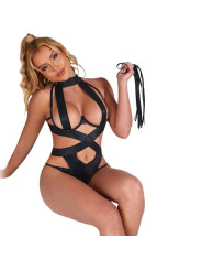 BODY SEXY CON ARNÉS NEGRO HALTER SUBBLIME S/M DE LA MARCA SUBBLIME BODIES