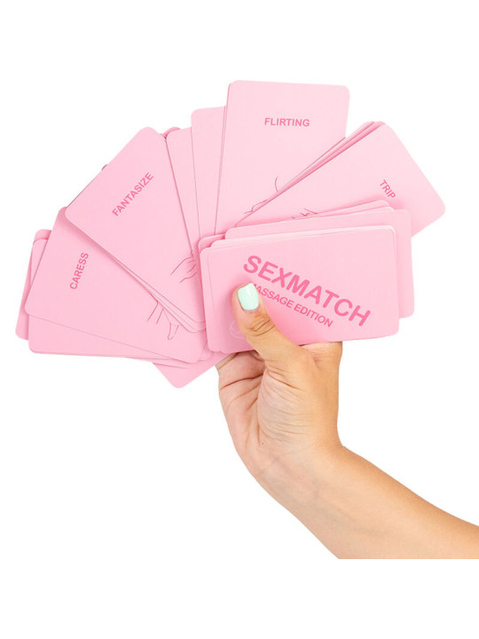JUEGO DE CARTAS SEXMATCH MASAJE PARA PAREJAS DE LA MARCA SECRETPLAY 100% GAMES
