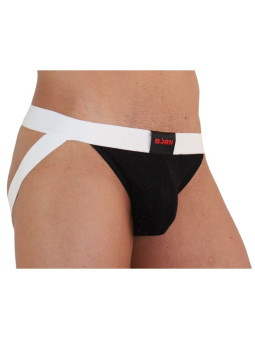 JOCKSTRAP BURN BRILLANTE NEGRO BLANCO TALLA S DE LA MARCA BURN