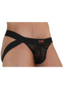 JOCKSTRAP BURN NEGRO S - DISEÑO SENSUAL Y TRANSPIRABLE DE LA MARCA BURN