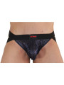 JOCKSTRAP BRILLANTE BURN AZUL Y NEGRO TALLA S DE LA MARCA BURN