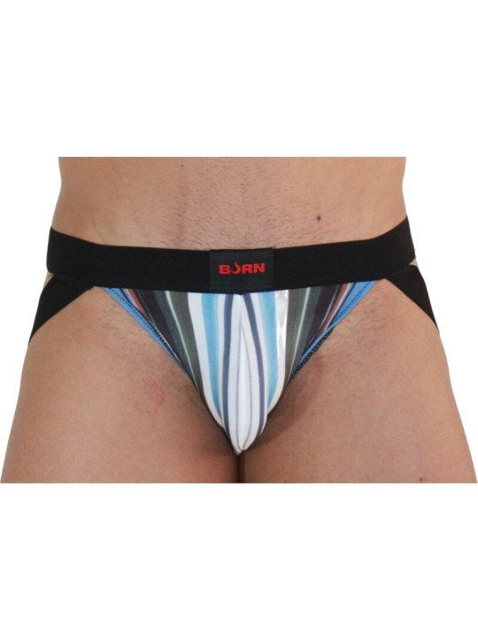 JOCKSTRAP BURN - 009 MULTICOLOR NEGRO S DE LA MARCA BURN