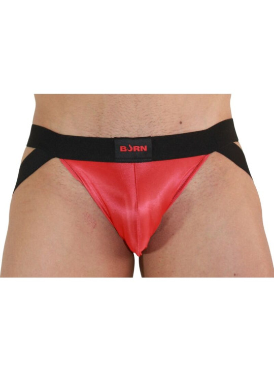 JOCKSTRAP BURN ROJO NEGRO - DISEÑO SENSUAL Y CÓMODO DE LA MARCA BURN