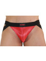 JOCKSTRAP BURN ROJO NEGRO - DISEÑO SENSUAL Y CÓMODO DE LA MARCA BURN