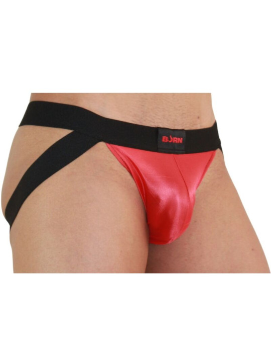 JOCKSTRAP BURN ROJO NEGRO - DISEÑO SENSUAL Y CÓMODO DE LA MARCA BURN