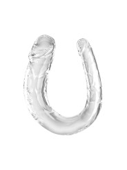 DILDO DOBLE REALISTA 33 CM TRANSPARENTE KING COCK DE LA MARCA KING COCK