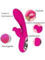 VIBRADOR DARO IMPERMEABLE 36 MODOS RECARGABLE FUCSIA DE LA MARCA ARMONY VIBRATORS