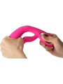 VIBRADOR DARO IMPERMEABLE 36 MODOS RECARGABLE FUCSIA DE LA MARCA ARMONY VIBRATORS