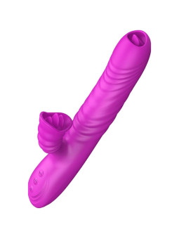 VIBRADOR ARMONY ANGELIA DOBLE LENGUA EFECTO CALOR VIOLETA DE LA MARCA ARMONY VIBRATORS