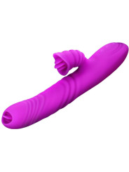 VIBRADOR ARMONY ANGELIA DOBLE LENGUA EFECTO CALOR VIOLETA DE LA MARCA ARMONY VIBRATORS
