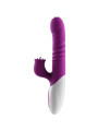VIBRADOR THRUSTING DOBLE LENGUA CON EFECTO CALOR VIOLETA DE LA MARCA ARMONY VIBRATORS