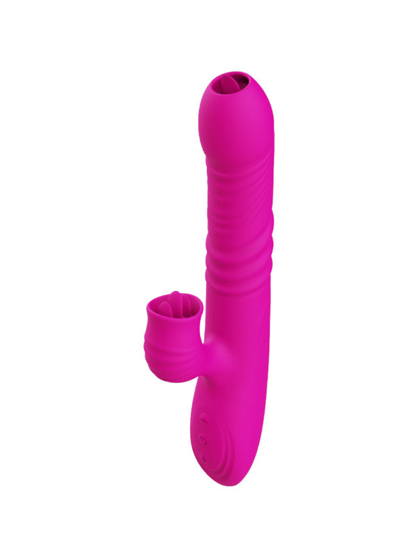 VIBRADOR DOBLE LENGUA CON CALOR 20 MODOS ARMONY FUCIA DE LA MARCA ARMONY VIBRATORS