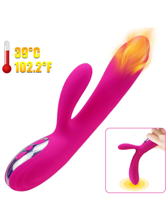 VIBRADOR FLEXIBLE EFECTO CALOR ARMONY - 10 MODOS FUCSIA DE LA MARCA ARMONY VIBRATORS