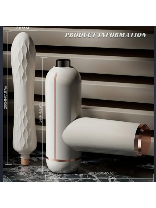 VIBRADOR AUTOMÁTICO ARMONY FKING MACHINE 32 MODOS BLANCO DE LA MARCA ARMONY VIBRATORS