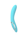 VIBRADOR ELIZABETH SILICONA AZUL RECARGABLE 36 MODOS DE LA MARCA ARMONY VIBRATORS