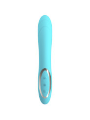VIBRADOR ELIZABETH SILICONA AZUL RECARGABLE 36 MODOS DE LA MARCA ARMONY VIBRATORS