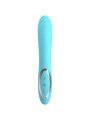 VIBRADOR ELIZABETH SILICONA AZUL RECARGABLE 36 MODOS DE LA MARCA ARMONY VIBRATORS