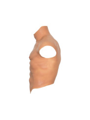 CAMISETA SILICONA TORSO MASCULINO CON ABDOMINALES REALISTAS DE LA MARCA HIDDEN DESIRE