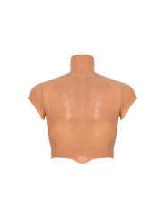 CAMISETA SILICONA TORSO MASCULINO CON ABDOMINALES REALISTAS DE LA MARCA HIDDEN DESIRE
