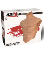 CAMISETA SILICONA TORSO MASCULINO CON ABDOMINALES REALISTAS DE LA MARCA HIDDEN DESIRE
