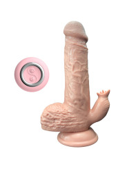 DILDO VIBRADOR THRUSTING CON LENGUA ESTIMULADOR 19 CM DE LA MARCA ARMONY VIBRATORS