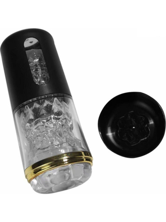 MASTURBADOR PORTÁTIL ARMONY NEGRO TPE DE LA MARCA ARMONY FOR HIM